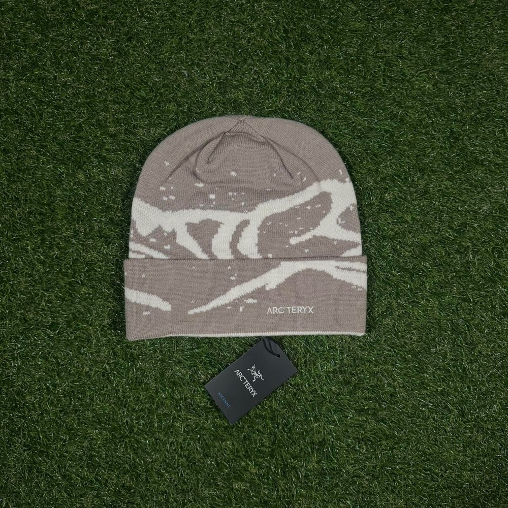 Arc'teryx Tan and Cream Beanie